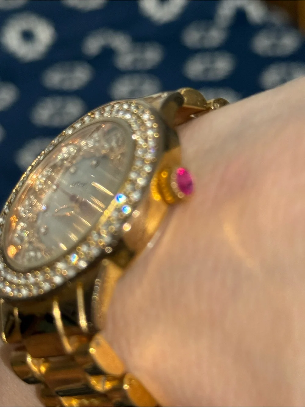 💖BETSEY JOHNSON CRYSTAL WATCH💖